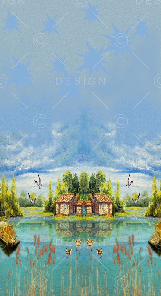 田园印花华亿平台图片