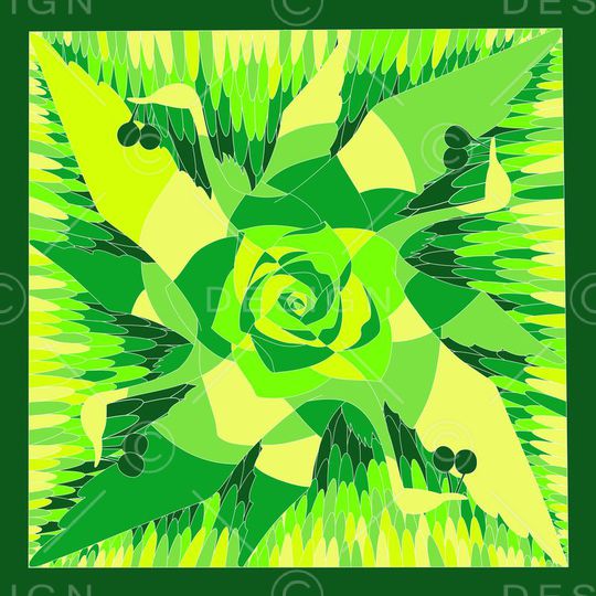 自然纹样印花华亿平台图片