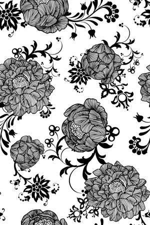 黑白印花华亿平台图片