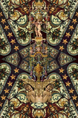 花纹印花华亿平台图片