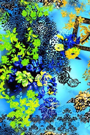 流行时尚印花华亿平台图片