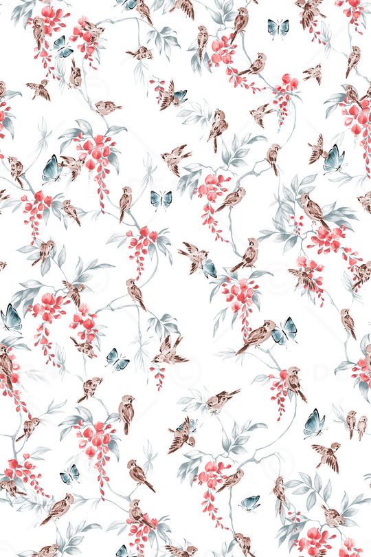 蝴蝶印花华亿平台图片