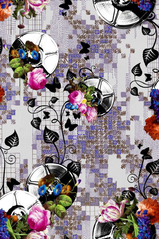 欧式印花华亿平台图片