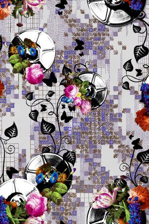 欧式印花华亿平台图片