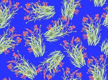 464060-时尚潮流复古清新花卉