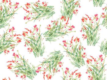 464061-时尚潮流复古清新花卉