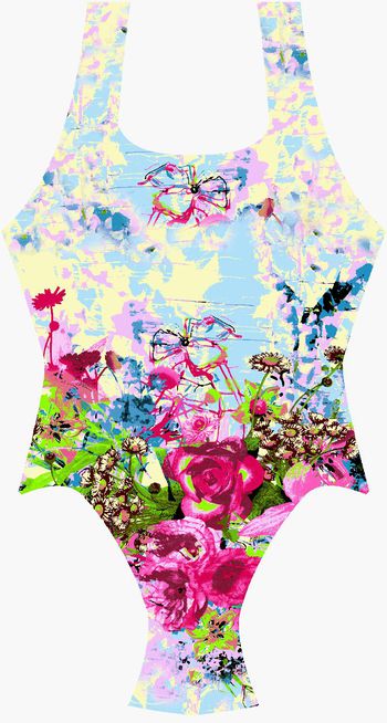 464082-少女系列 泳装连体定位