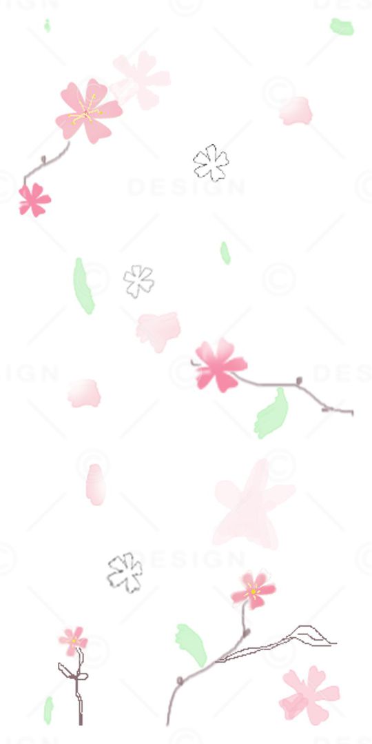 清新淡雅随意印花华亿平台图片