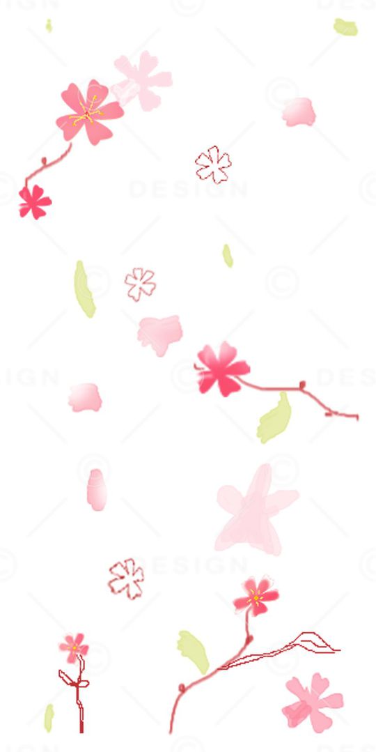 清新淡雅随意印花华亿平台图片