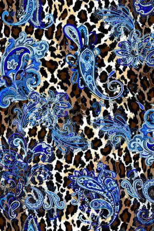 动物纹印花华亿平台图片