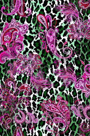 佩斯利腰果印花华亿平台图片