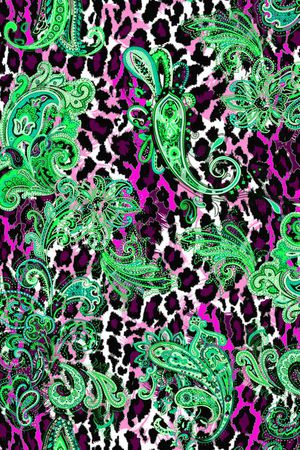 佩斯利腰果印花华亿平台图片