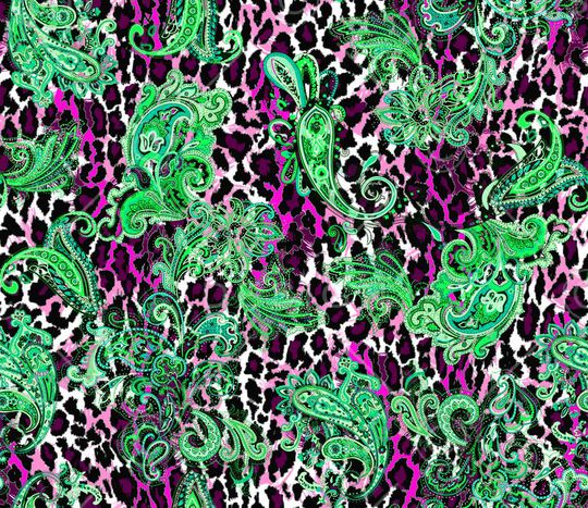 佩斯利腰果印花华亿平台图片