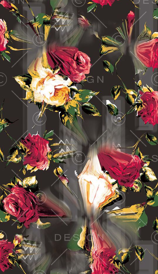 潮流大牌印花华亿平台图片