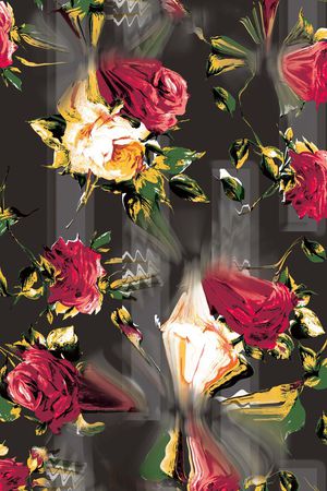 潮流大牌印花华亿平台图片