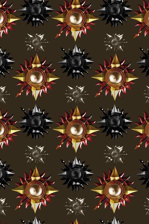 盾牌印花华亿平台图片