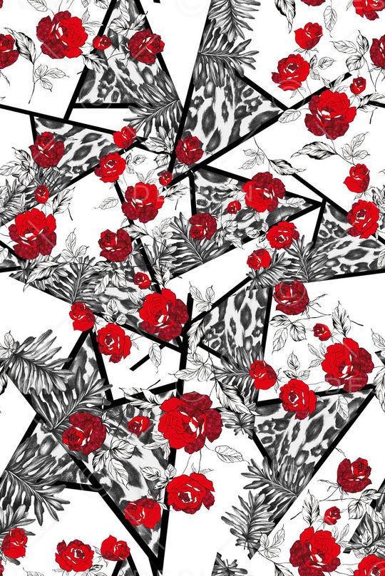 混搭印花华亿平台图片