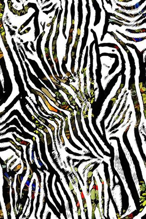 抽象印花华亿平台图片