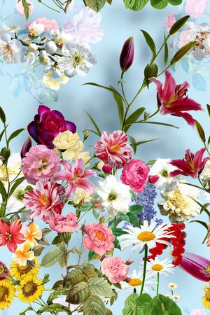 花朵印花华亿平台图片