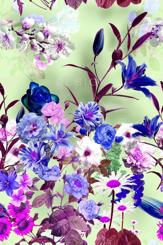 花朵印花华亿平台图片