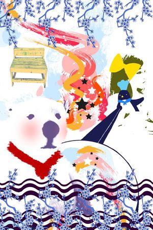 时尚定位印花华亿平台图片