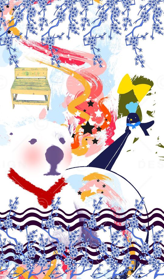 时尚定位印花华亿平台图片