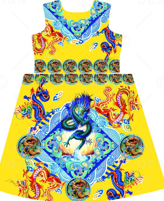 MAX-定位中国民族风印花华亿平台图片