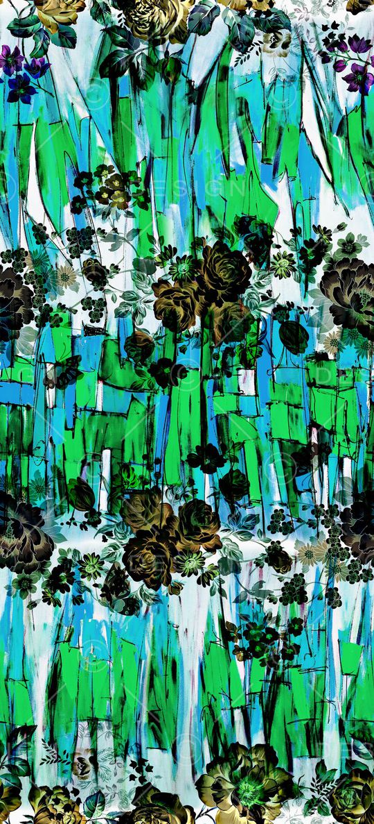 抽象印花华亿平台图片