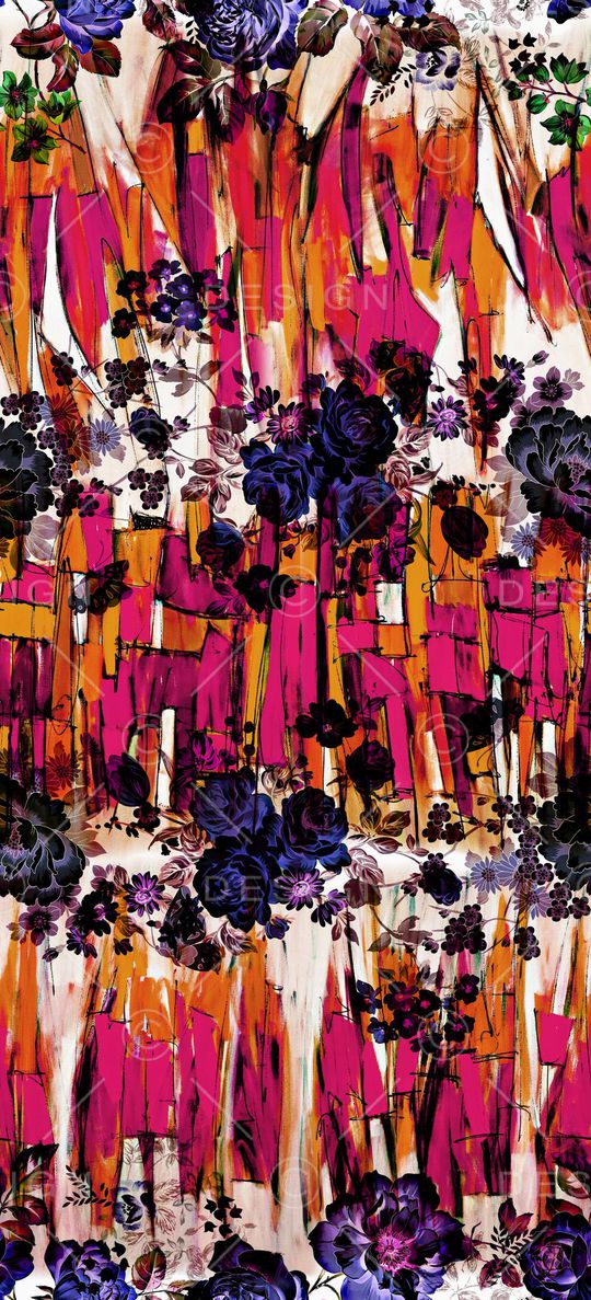 抽象印花华亿平台图片