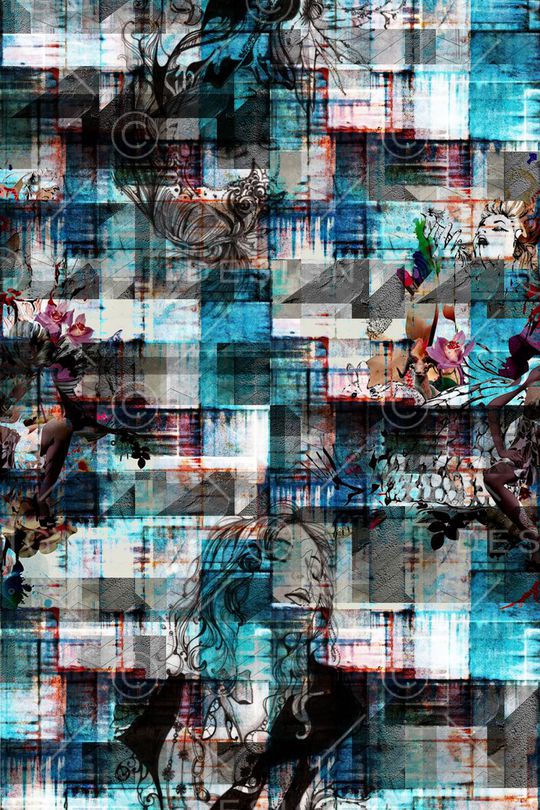 复古印花华亿平台图片