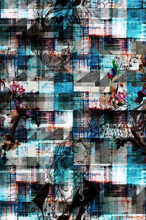 复古印花华亿平台图片