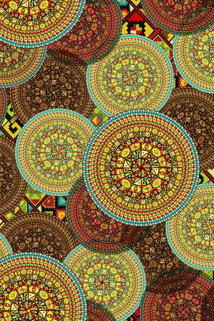 传统纹样印花华亿平台图片