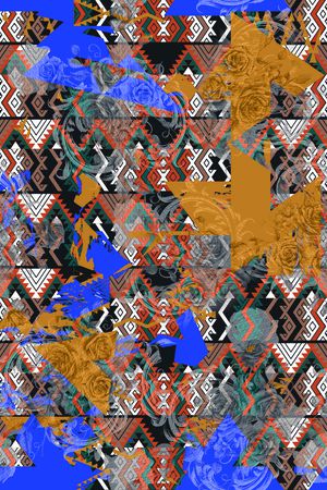 民族风印花华亿平台图片