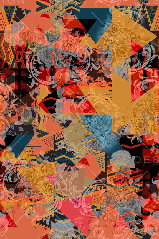 民族风印花华亿平台图片