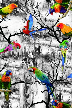 动物印花华亿平台图片