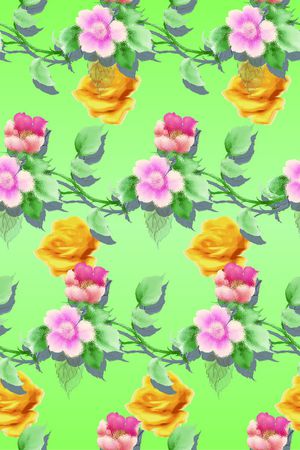 模糊风格印花华亿平台图片