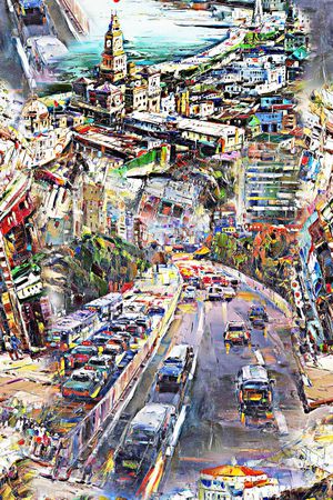 油画印花华亿平台图片