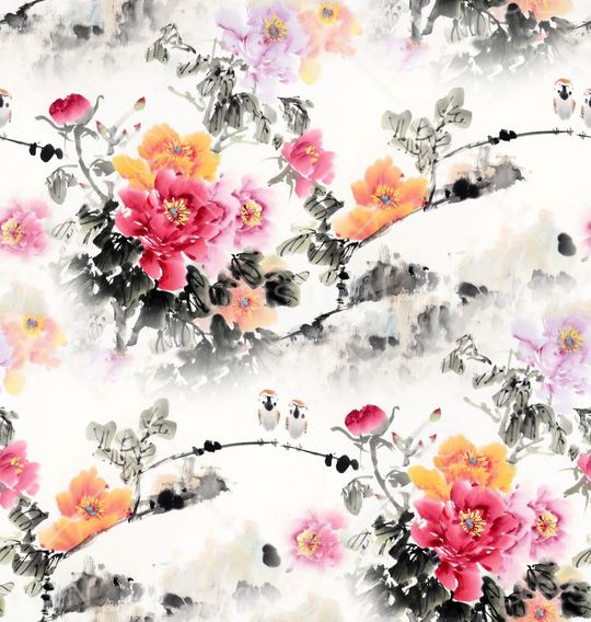 布匹印花华亿平台图片