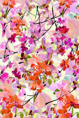 满地小花印花华亿平台图片