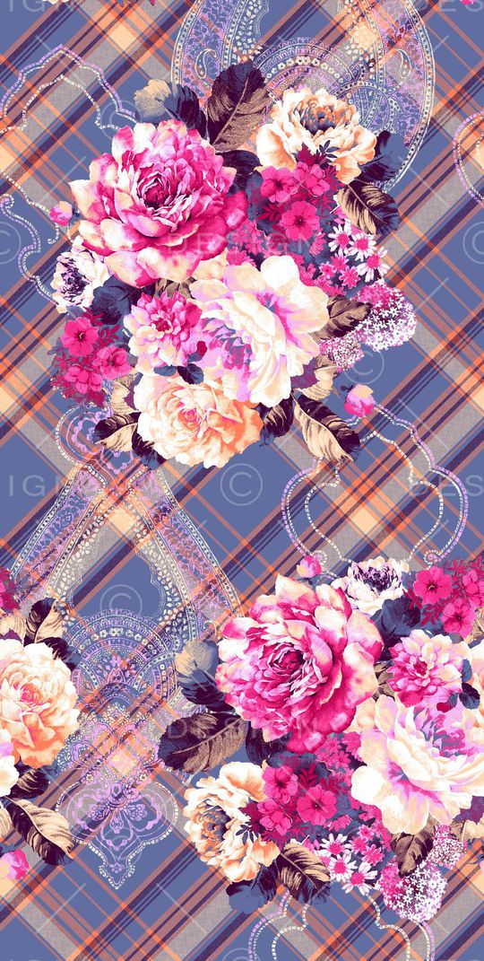 格子印花华亿平台图片