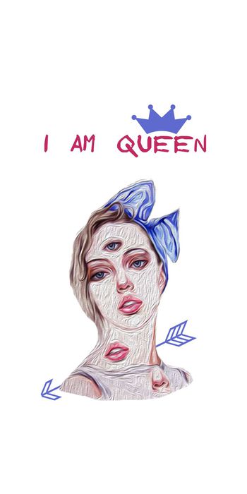 464824-油画 人物 字母 T恤 衬衫 服装