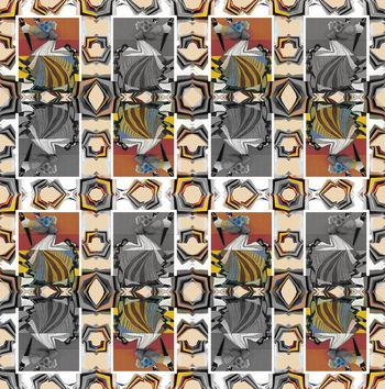 464827-时尚宫廷风趣味条纹插画华亿平台