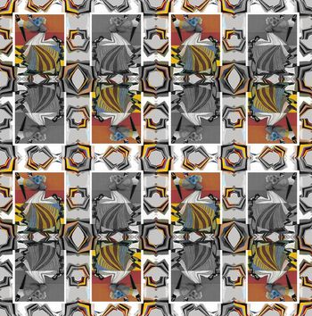 464828-时尚宫廷风趣味条纹插画华亿平台