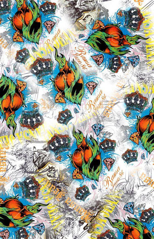 时尚纪梵希风格印花华亿平台图片