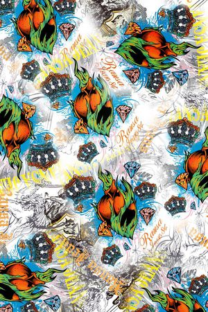 时尚纪梵希风格印花华亿平台图片