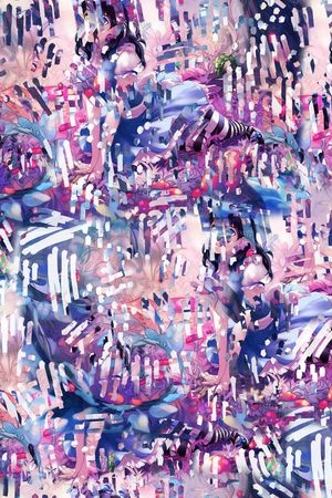 复古印花华亿平台图片