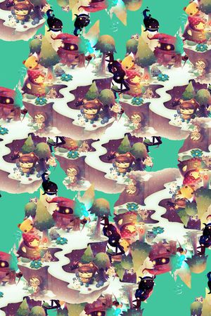 复古印花华亿平台图片