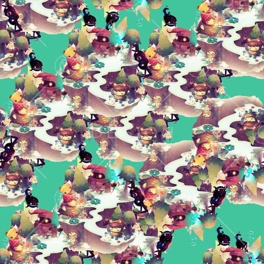 复古印花华亿平台图片