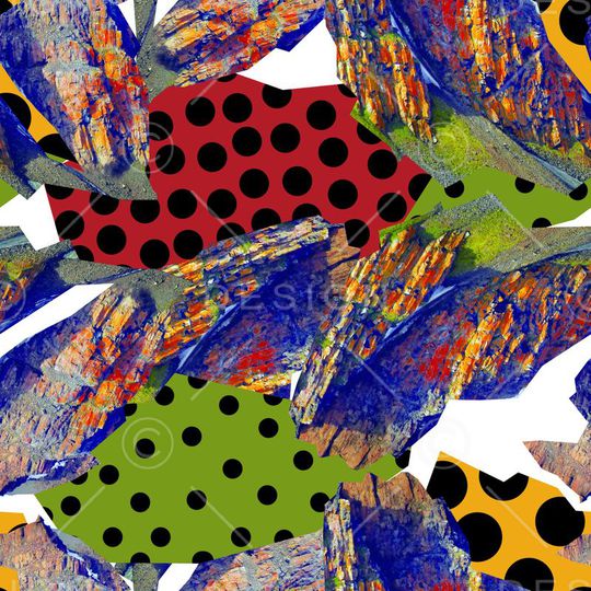 波点印花华亿平台图片