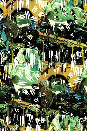 复古印花华亿平台图片